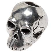 Schmuckatelli Classic Skull abalorio Pewter