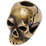 Schmuckatelli Classic Skull abalorio Black Roman Brass Oxidized