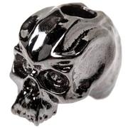 Schmuckatelli Cyber Skull Bead Black Hematite