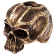 Schmuckatelli Cyber Skull abalorio Roman Brass Oxidized