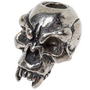 Schmuckatelli Fang Skull Bead Pewter