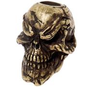 Schmuckatelli Grins Skull abalorio Roman Brass Oxidized