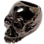 Schmuckatelli Joe Skull Bead 3/16" Hole Hematite