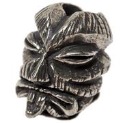 Schmuckatelli Kiko Tiki Bead Pewter