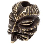 Schmuckatelli Kiko Tiki Bead Roman Brass Oxidized