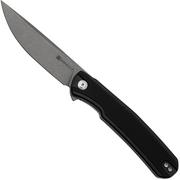 SENCUT Scitus S21042-1 Black G10 Stonewashed D2, navaja