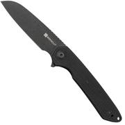 SENCUT Kyril S22001-3 Black Micarta, Black Stonewashed, navaja