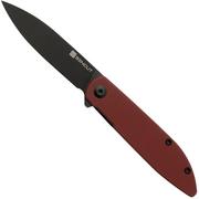 SENCUT Bocll II, S22019-3, Burgundy G10, D2 couteau de poche