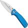 Image for SENCUT ArcBlast S22043B-3 Bright Blue Aluminium, pocket knife