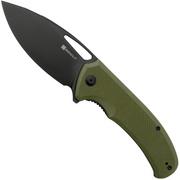 SENCUT Phantara S23014-3 Blackwashed, OD Green Coarse G10, coltello da tasca