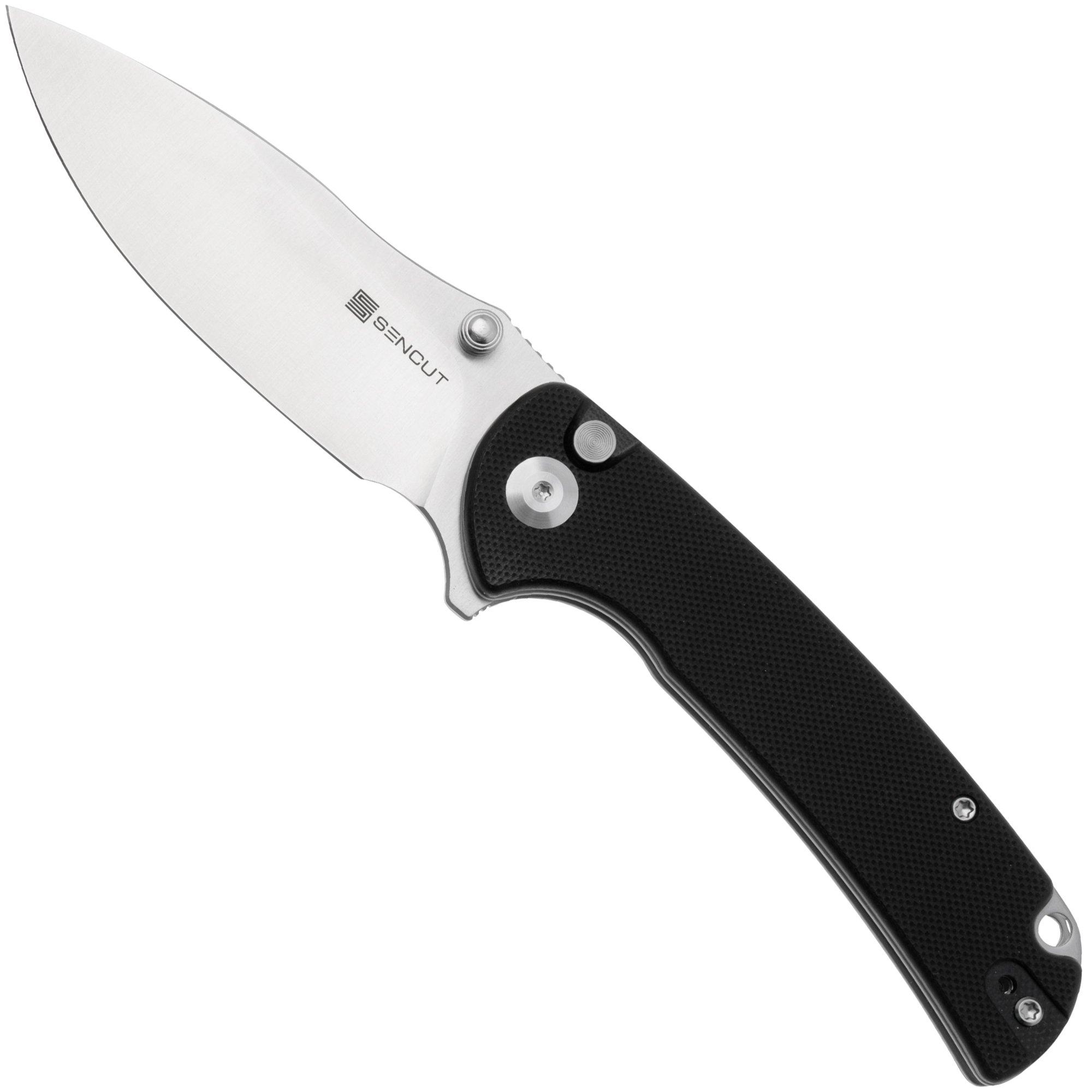 SENCUT Pulsewave S23032-1 Satin, Black G10, Taschenmesser