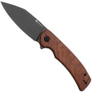 Sencut Omniform S23064-3 Black, Guibourtia Wood, navaja