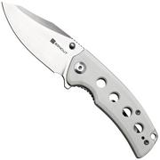 Sencut Excalis S23068-2 Satin 9Cr18MoV, White G10 Taschenmesser