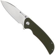 Sencut Borzam S23077-1 Satin 9Cr18MoV, OD Green G10 Taschenmesser