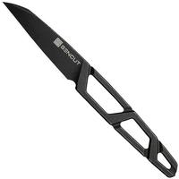 Image pour SENCUT TEXO S23095-1 Fixed Blade Neck Knife Skeletonized One-Piece, Blackwashed, couteau de cou, étui en kydex