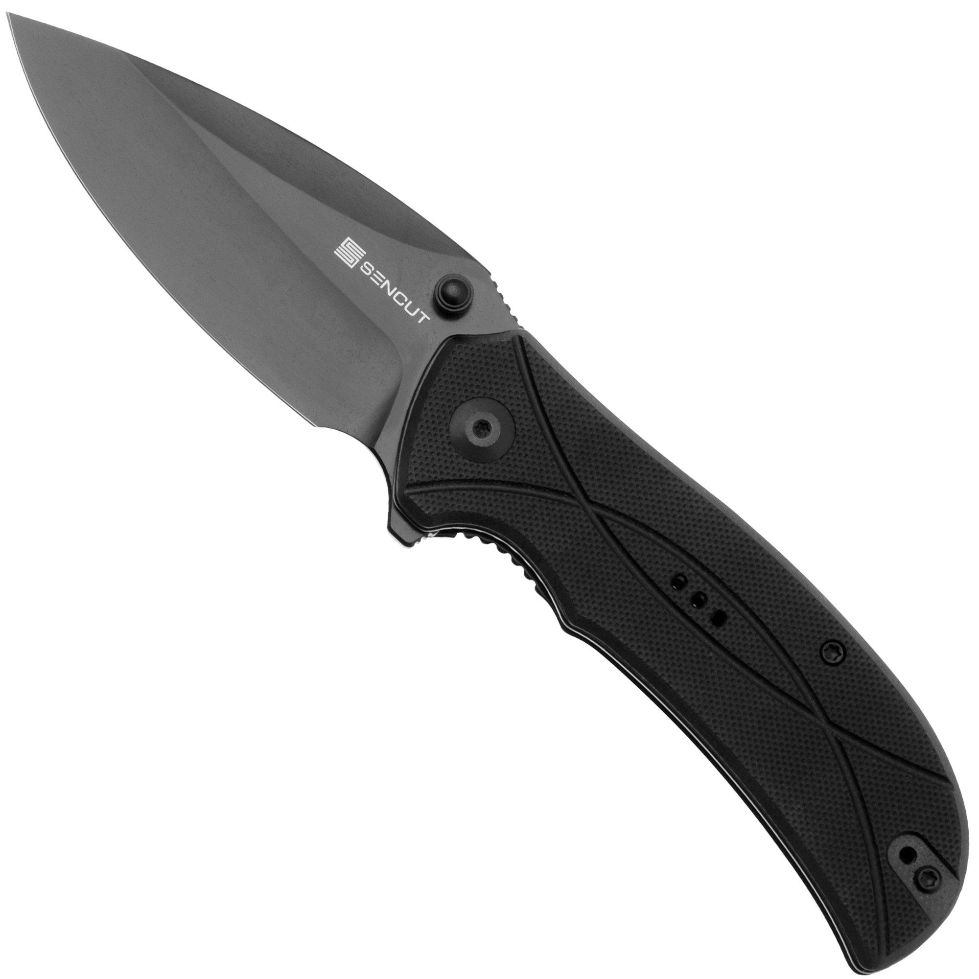 Nóż składany Sencut Hyrax S23097-1 Black 9Cr18MoV, Black Line G10