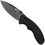 SENCUT Cybrix S23098A-1 Black 9Cr18MoV, Black Aluminium Taschenmesser