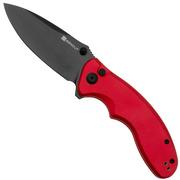 SENCUT Cybrix S23098A-3 Black 9Cr18MoV, Red Aluminium pocket knife