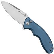 SENCUT Cybrix S23098A-4 Satin 9Cr18MoV, Blue Aluminium zakmes