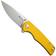 Image for Sencut Praktisk S24019-2 Satin 9Cr18MoV, Yellow G10, pocket knife