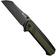 Image for Sencut Draxor S24035-2 Black 9Cr18MoV, Green Black G10, pocket knife