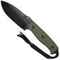 Image for SENCUT Toxodon S24036-2 Black, Green G10, fixed knife