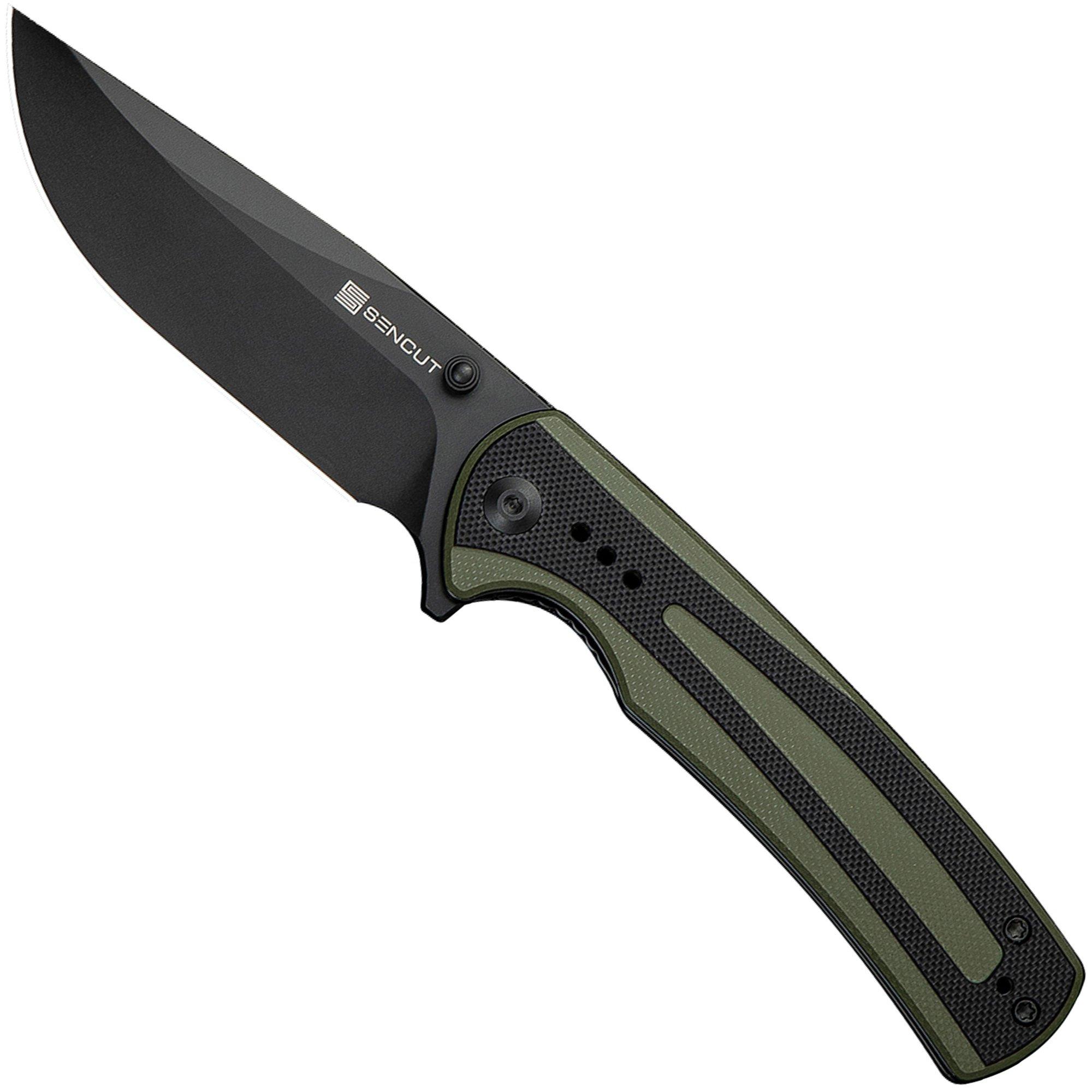Nóż składany SENCUT Regnator S24057-2 Green/Black G10