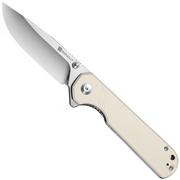 SENCUT Aetheris S24095-1, Satin Finished 9Cr18MoV, Ivory G10 Taschenmesser