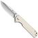 Immagine per SENCUT Aetheris S24095-1, Satin Finished 9Cr18MoV, Ivory G10 coltello da tasca