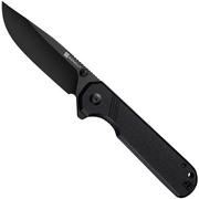 SENCUT Aetheris S24095-3, Black 9Cr18MoV, Black Micarta coltello da tasca