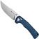 Image for SENCUT Slybolt S25001A-2 Satin 9Cr18MoV, Blue Micarta, pocket knife