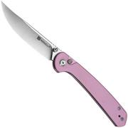 Image pour Sencut Skelfin S25007-3 Satin 9Cr18MoV, Powder Pink G10, couteau de poche