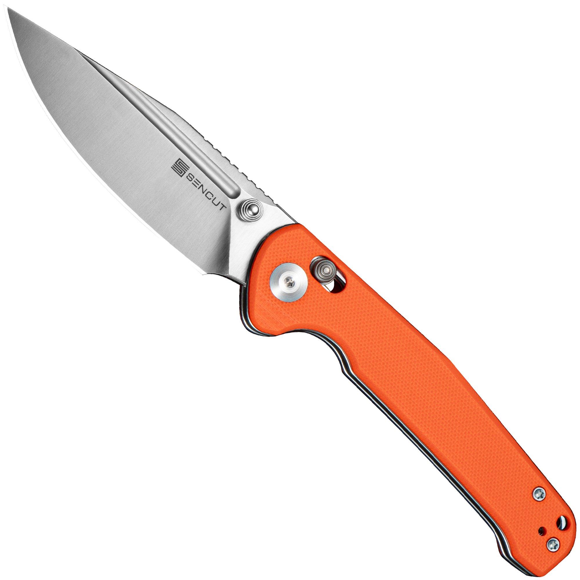 SENCUT Glenspar S25046-1 Satin, Orange G10, pocket knife
