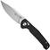 Afbeelding voor SENCUT Glenspar S25046-2 Stonewashed, Black Shredded G10, zakmes