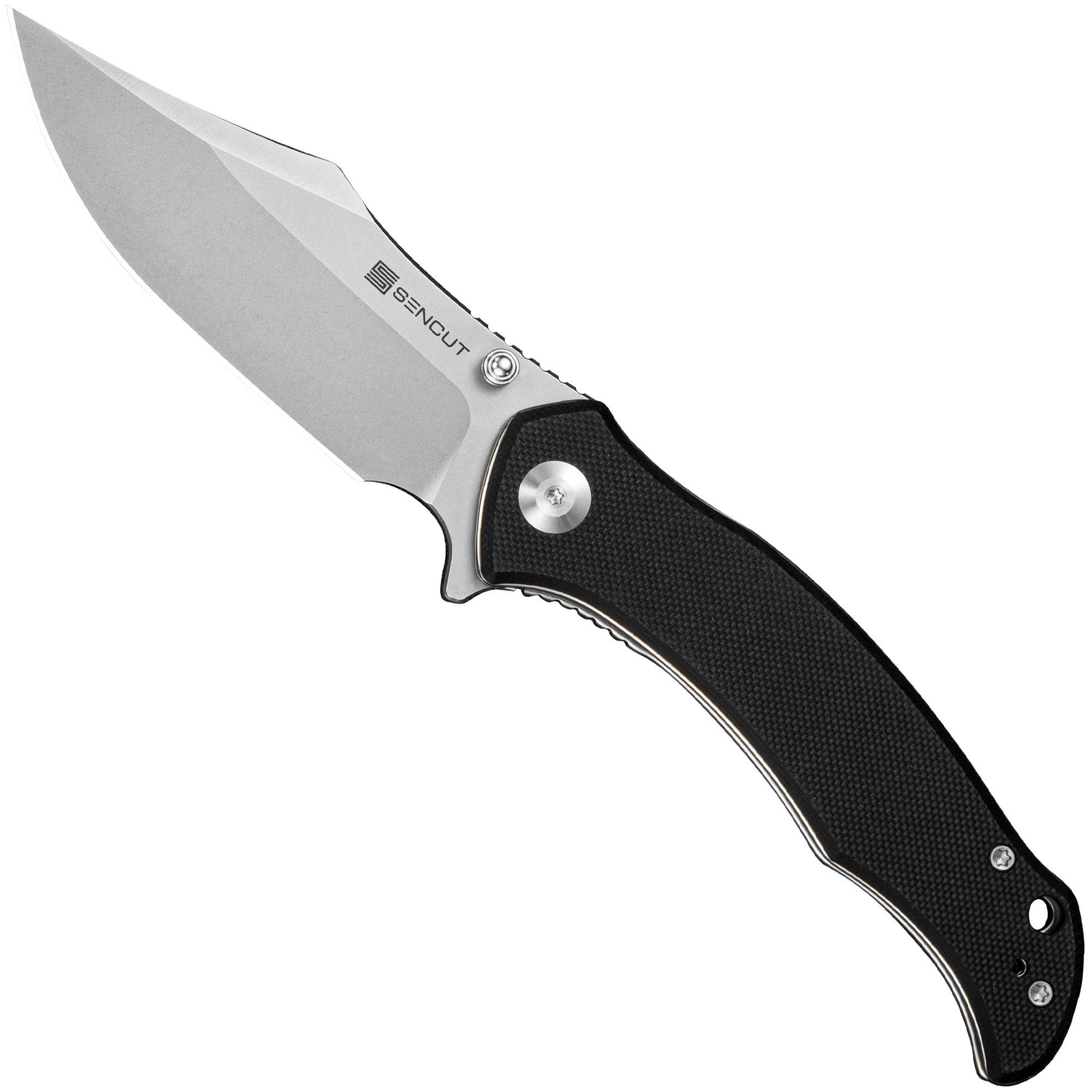 Nóż składany Sencut Tauron S25060-1 Stonewashed D2, Black G10