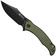 Obraz dla Nóż składany Sencut Tauron S25060-3 Black D2, Olive Green G10