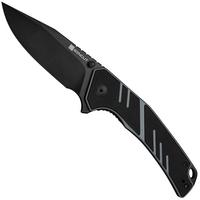 Afbeelding voor SENCUT Quirk S25099-2, Black D2, Black Grey G10 zakmes