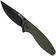 Image for SENCUT Vyrce S25104-1, Black D2, OD Green G10 pocket knife