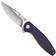 Image for SENCUT Vyrce S25104-3, Satin D2, Purple Canvas Micarta pocket knife