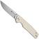 Image pour SENCUT Stria S25112-1, Satin D2, Milled Ivory G10 couteau de poche