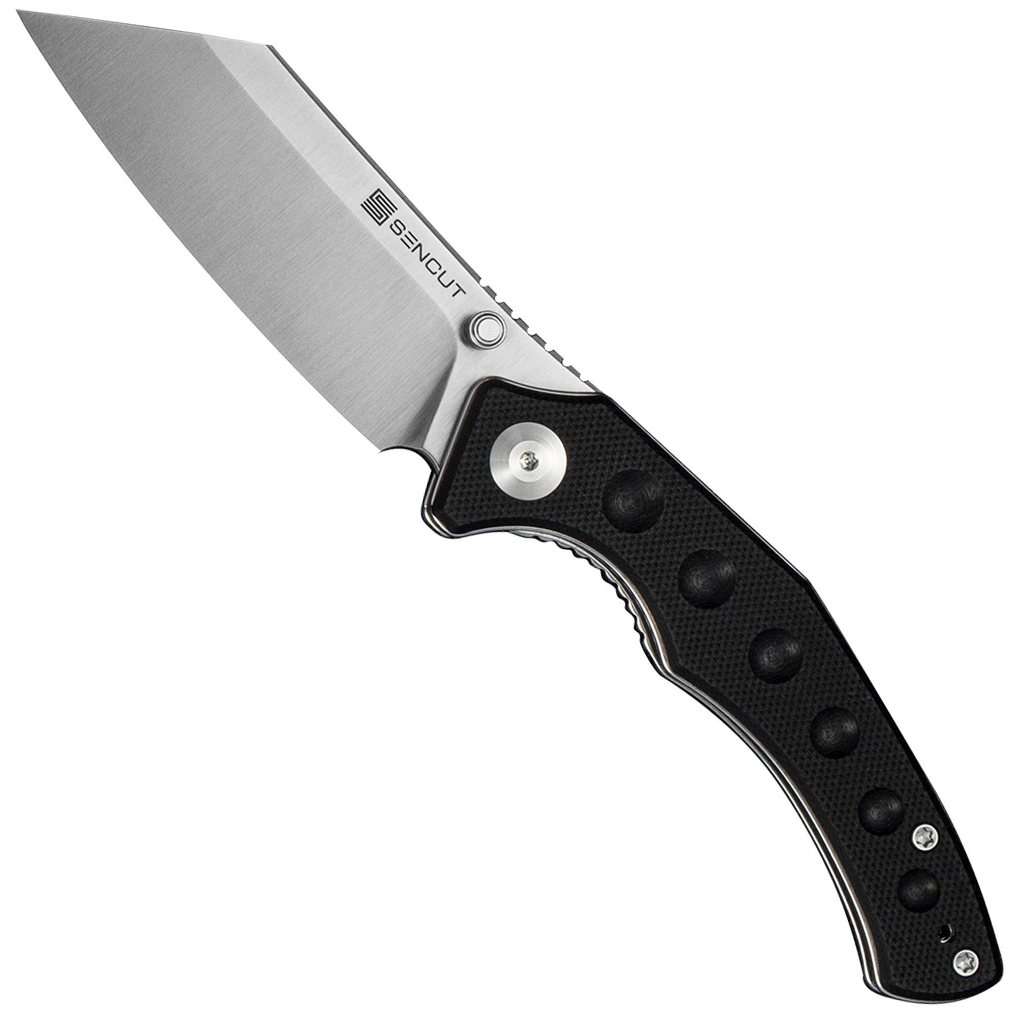 SENCUT Clout S26031-1, Satin D2, Black G10 zakmes