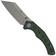 Afbeelding voor SENCUT Clout S26031-2, Grey Stonewashed D2, Green Canvas Micarta zakmes