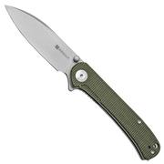 SENCUT Scepter SA03F Green Micarta, couteau de poche