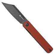 SENCUT Bronte SA08D Black Stonewashed, Burgundy G10, navalha