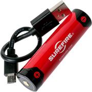 SureFire 18650 rechargeable Lithium-Ion battery, 3500mAh