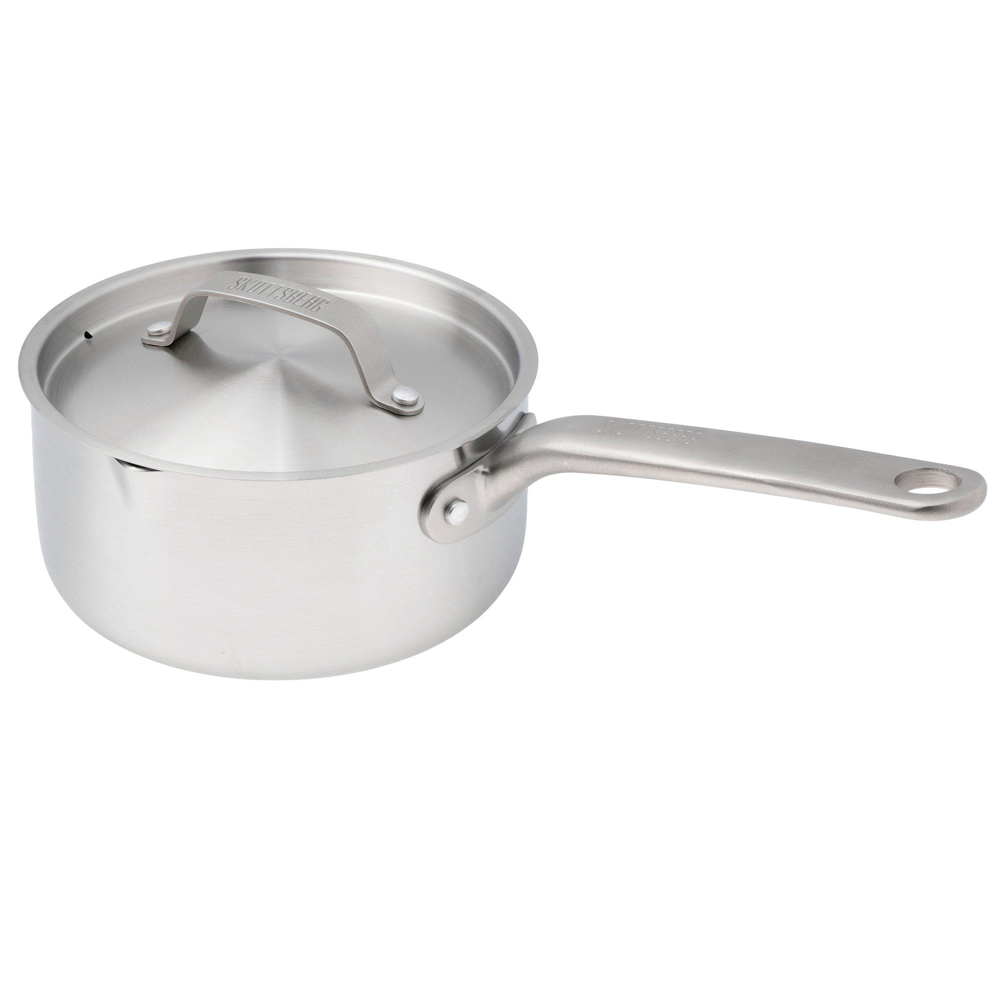 Skottsberg Stainless Steel 535757 Stieltopf mit Deckel, 16 cm