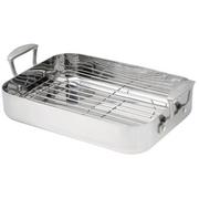 Afbeelding voor Skottsberg Stainless Steel 7262312 braadslede met rooster, 35 x 25 cm