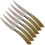 Image for Saladini 6-pc steak knife set 23 cm, ox horn