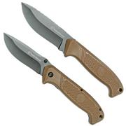 Smith & Wesson Fixed & Folder Combo Set 1122655 pocket knife and fixed knife