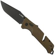 SOG Trident AT Flat Dark Earth Tanto 11-12-12-41 pocket knife